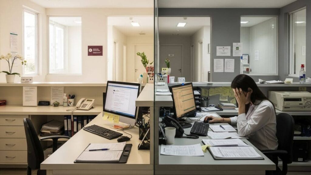 Duas clínicas, dois destinos: como processos definem sucesso ou fracasso?